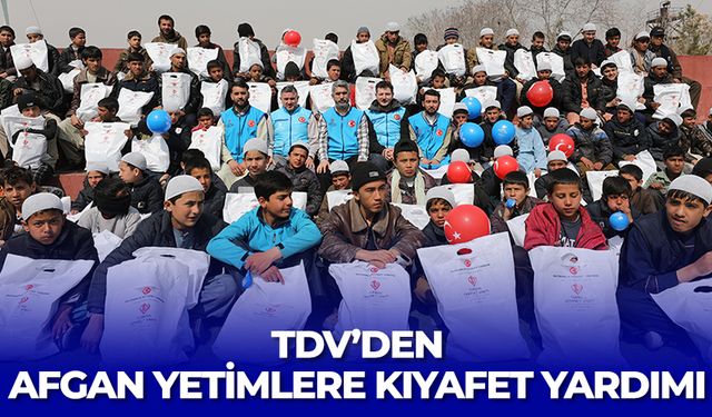 Türkiye Diyanet Vakfı, Afgan yetimlere kıyafet yardımı yaptı