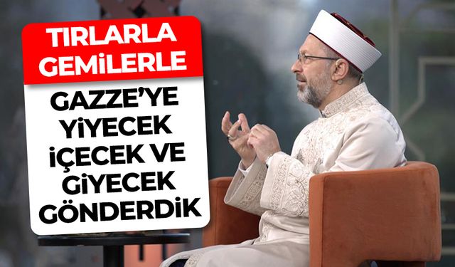 Diyanet İşleri Başkanı Erbaş, TRT 1’de “Ramazan Sevinci” programına katıldı