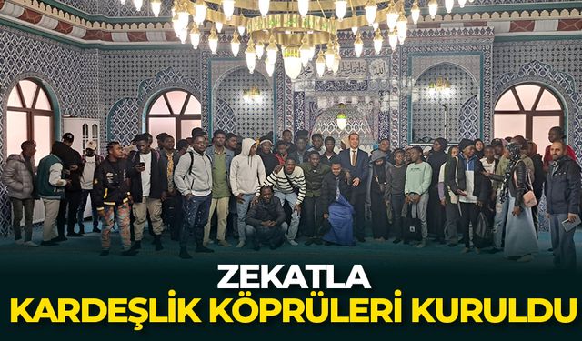 Zekatla kardeşlik köprüleri kuruldu