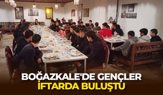 Boğazkale'de gençler iftarda buluştu