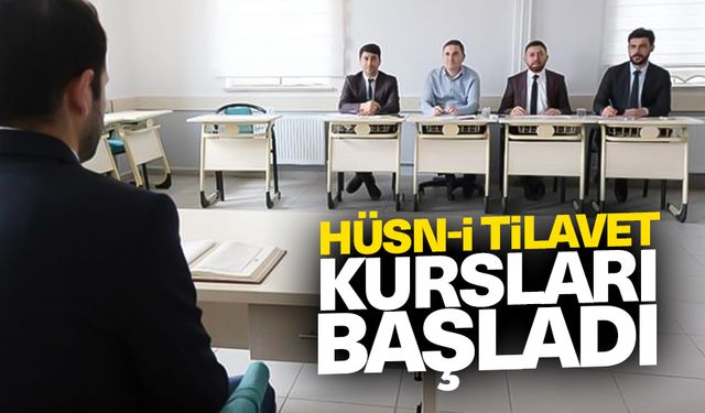 Diyanet Akademisi Hüsn-i Tilavet Kursları başladı