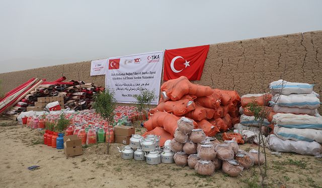 TİKA, Afganistan'da selzede 300 aileye yardım ulaştırdı