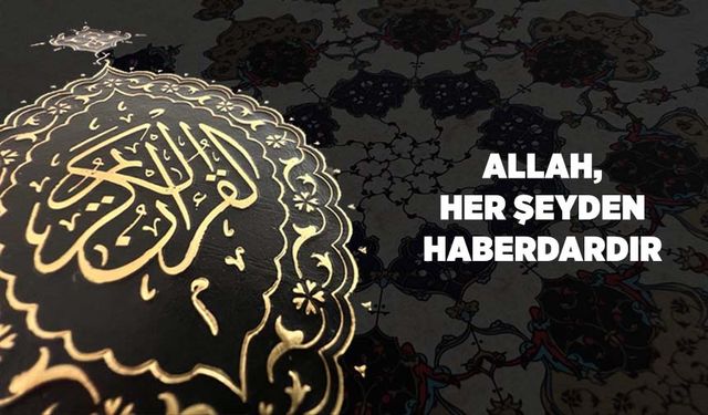 Allah Her Şeyden Haberdardır