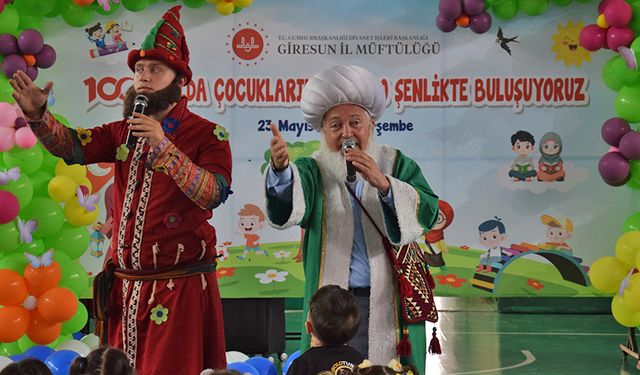 Giresun’da minikler 100. Yıl şenliğinde buluştu