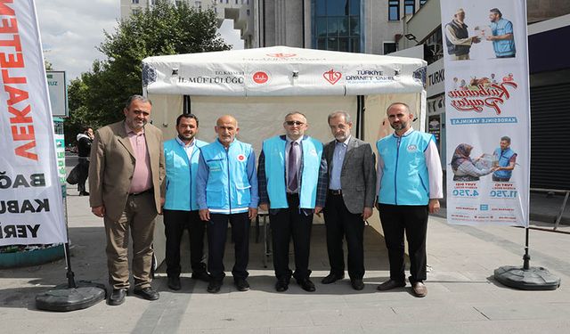 Kayseri’de "Kurban Bağış Standı" açıldı