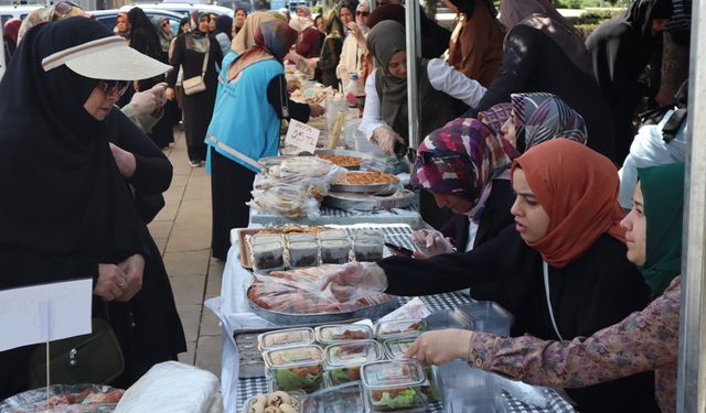 Kırıkkale’de Kur’an kursları yararına hayır çarşısı düzenlendi