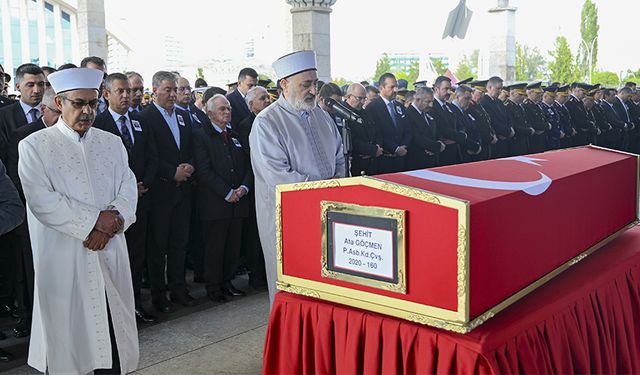 Şehit Piyade Astsubay Kıdemli Çavuş Ata Göçmen, son yolculuğuna uğurlandı