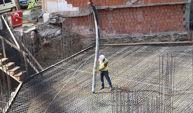 Akıncılar Merkez Camii'nin temeli dualarla atıldı