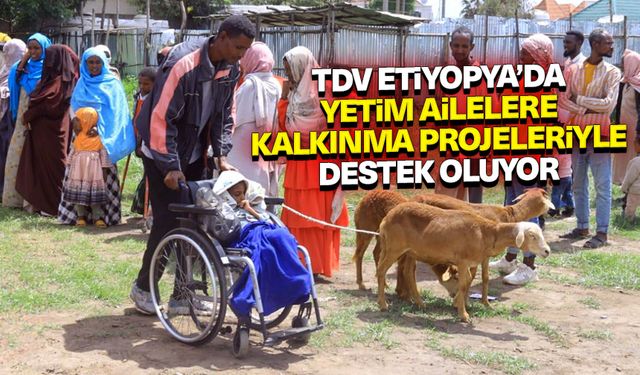 TDV Etiyopya’da yetim ailelere kalkınma projeleriyle destek oluyor