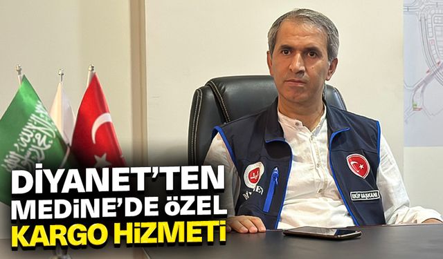 Diyanet'ten Medine’de Özel Kargo Hizmeti