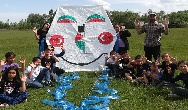 Okçuoğlu Köyü Camii'nde "Özgür Filistin" etkinliği