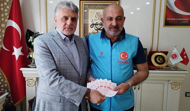 Kayserispor Başkanı Çamlı'dan TDV'ye destek