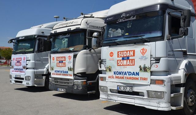 Konya’dan Sudan ve Somali’ye insani yardım