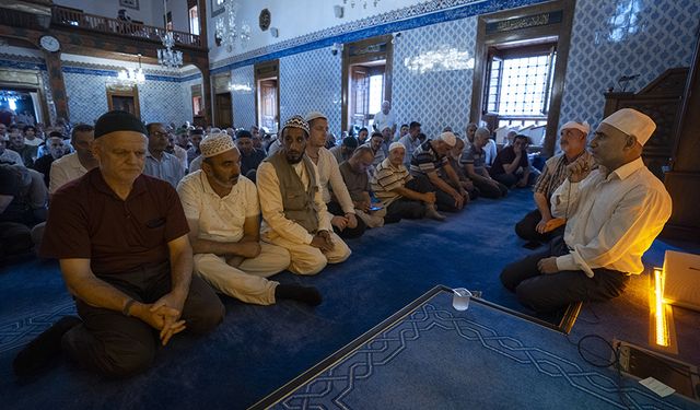 Hacı Bayram Veli Camii'nde 15 Temmuz şehitleri için mevlid okutuldu