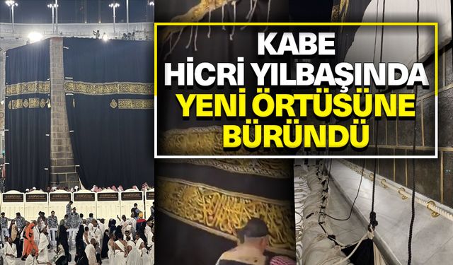 Kabe, Hicri yılbaşında yeni örtüsüne büründü