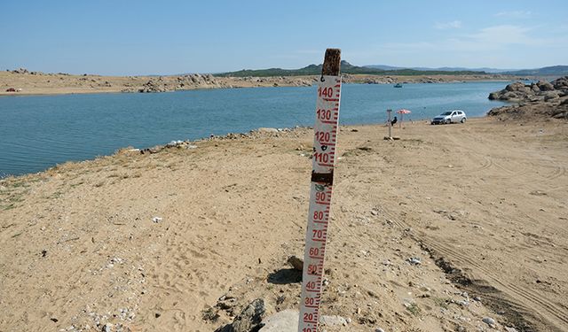 Kırklareli'nde Kayalıköy Barajı'nın doluluk oranı yüzde 18'e düştü
