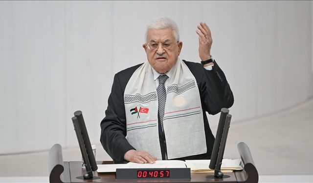 Abbas'ın Gazze'ye gitme kararını açıkladığı TBMM'deki konuşması dünya basınında geniş yer buldu