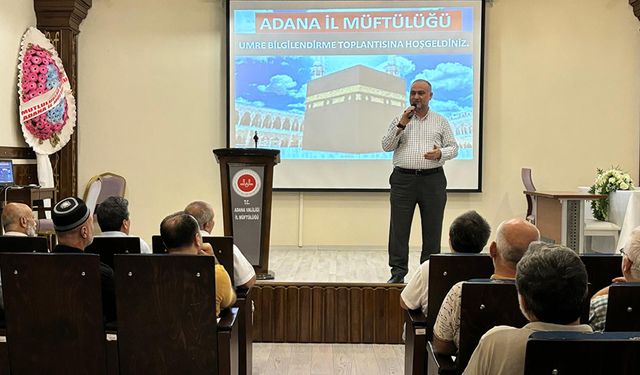 Adana'da 'Umre Bilgilendirme Toplantısı'