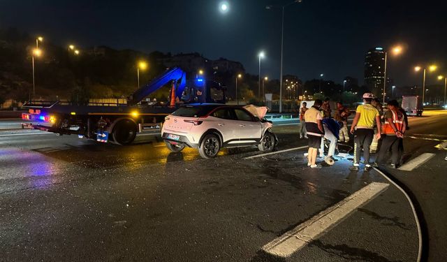 TEM Otoyolu'ndaki trafik kazasında 1 kişi öldü