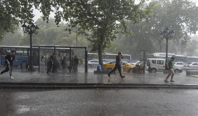 Ankara, Çankırı ve Kırıkkale için gök gürültülü sağanak uyarısı