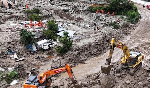 Çin'in güneybatısında şiddetli yağışlar nedeniyle 80 binden fazla kişi tahliye edildi