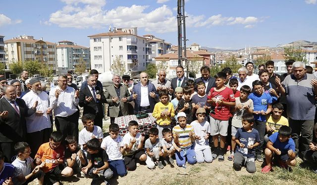 Çorum'da Ertuğrul Gazi 4-6 Yaş Kur'an Kursunun temeli dualarla atıldı