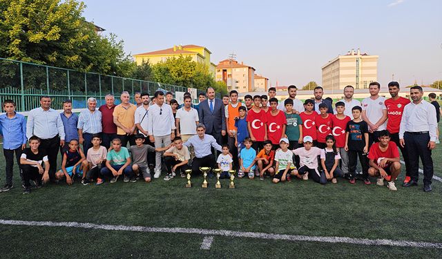 Iğdır'da Yaz Kur’an Kursları Arası Futbol Turnuvası tamamlandı