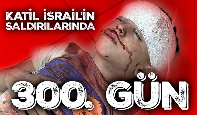 Katil İsrail'in 300 gündür saldırılarını sürdürdüğü Gazze'de şehit sayısı 39 bin 480'e çıktı