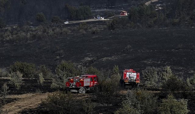 Kızılcahamam'da başlayıp Gerede'ye sıçrayan yangın kontrol altına alındı