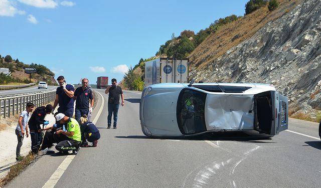 Kütahya’da zincirleme trafik kazasında 6 kişi yaralandı