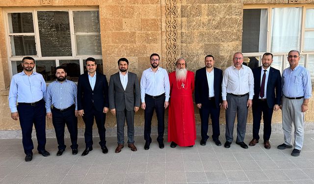 Müftü Bulunmaz'dan, Metropolit Aktaş'a taziye ziyareti