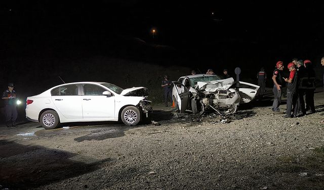 Rize'de trafik kazası 2 kişi öldü, 6 kişi yaralandı