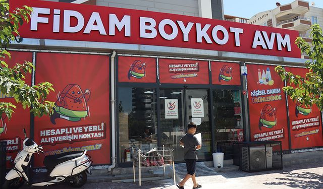 Şanlıurfa'da İsrail ürünlerini boykot etmek için açılan market farkındalık oluşturuyor