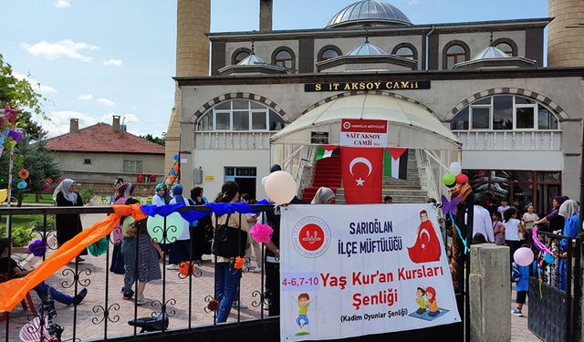 Sarıoğlan'da "Kadim Oyunlar Çocuk Şenliği" düzenlendi