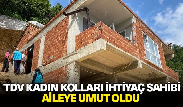 TDV Kadın Kolları ihtiyaç sahibi aileye umut oldu