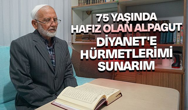 75 yaşında hafız oldu