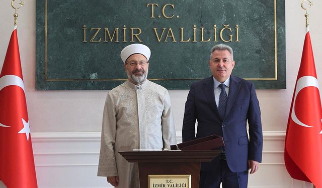 Diyanet İşleri Başkanı Erbaş, İzmir'de