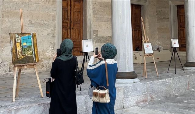 "Filistin'e Boyanmak" sergisi Üsküdar'da açıldı