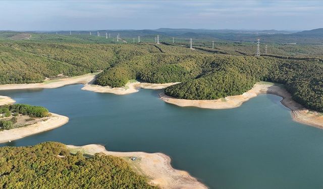 İstanbul'un barajlarındaki doluluk oranı yüzde 40'ın altına indi