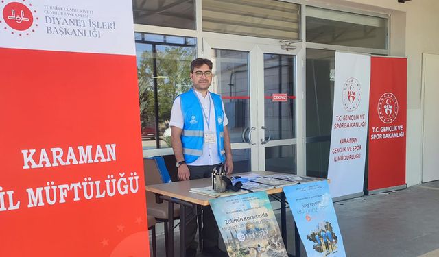 Müftülük üniversitede öğrencilere rehberlik ediyor