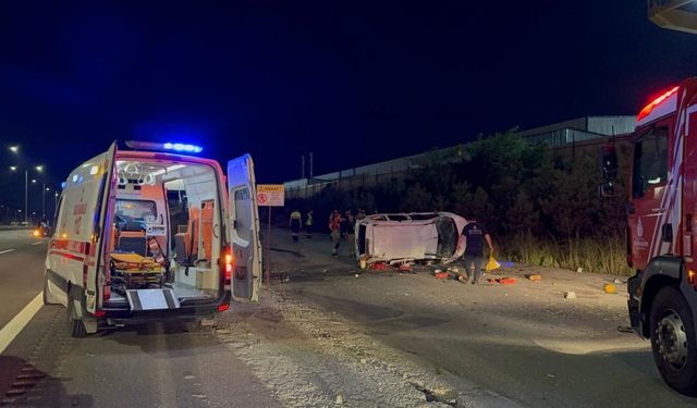 Kuzey Marmara Otoyolu’ndaki trafik kazasında 1 kişi öldü, 5 kişi yaralandı