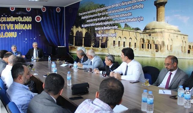 Şanlıurfa’da TDV çalışmaları değerlendirildi