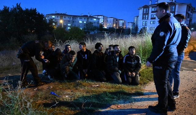 Edirne'de 10 düzensiz göçmen yakalandı