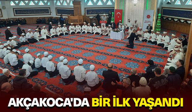 Akçakoca'da bir ilk yaşandı