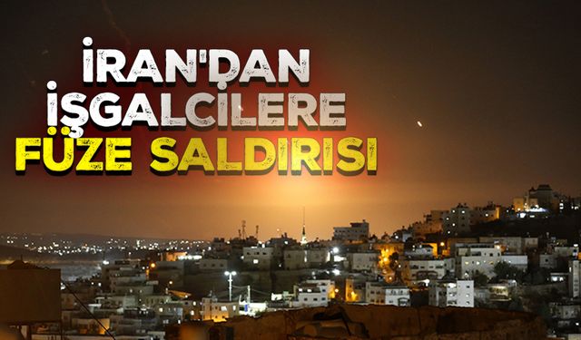 İşgalciler: İran'dan İsrail'e füzeler atıldı ve ülkede sirenler çalıyor