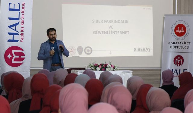 Kur'an kursu öğrencileri "Güvenli İnternet" konusunda bilgilendirildi