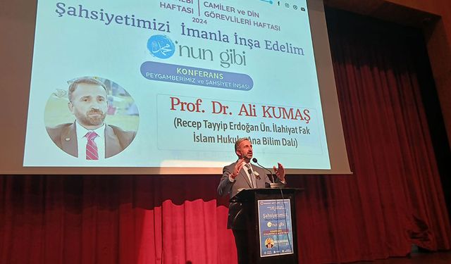 Prof. Dr. Kumaş: Müslüman sorumluluk sahibidir