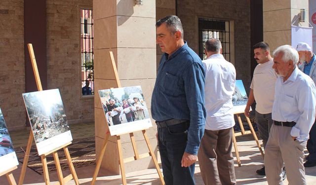 "İnsanlığın Gözyaşı Filistin" temalı fotoğraf sergisi