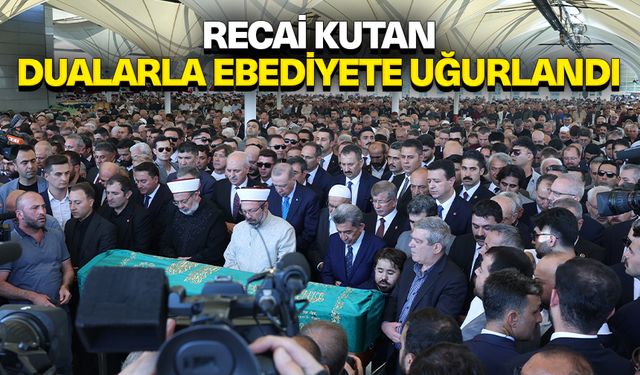 Recai Kutan dualarla ebediyete uğurlandı