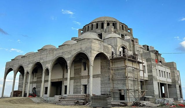 Tekirdağ Üniversite Camii inşaatı yeniden başladı